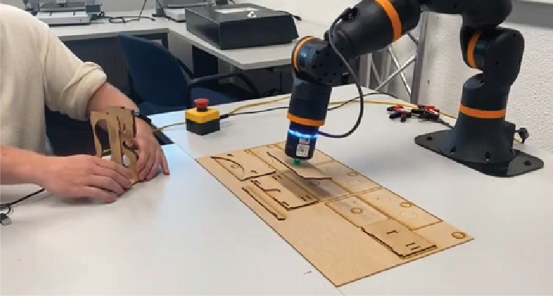 Laser-cut VR headset